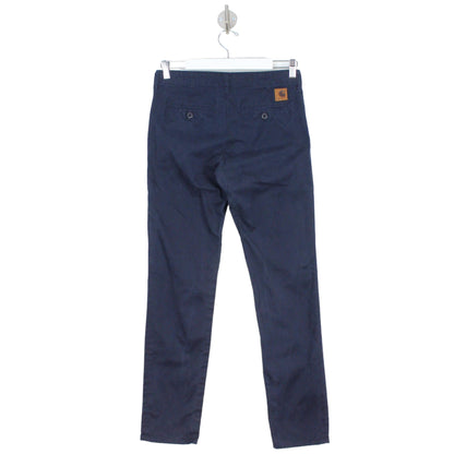 Carhartt Navy Regular Tapered Fit Trousers (W29" X L32")