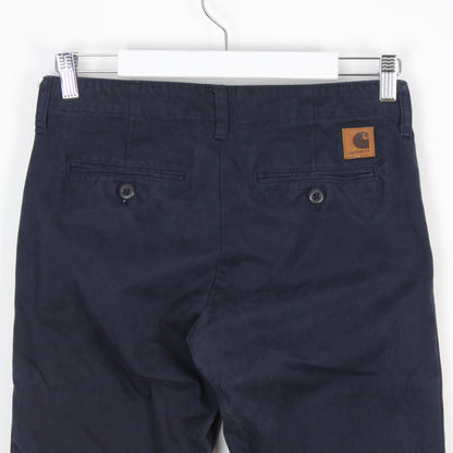 Carhartt Navy Regular Tapered Fit Trousers (W29" X L32")