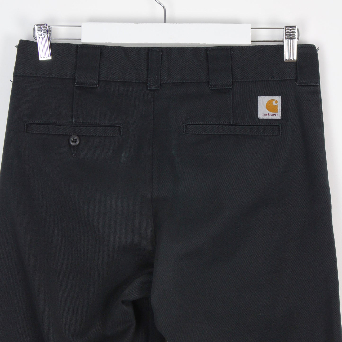 Carhartt Black Relaxed Tapered Fit Trousers (W28" X L33")