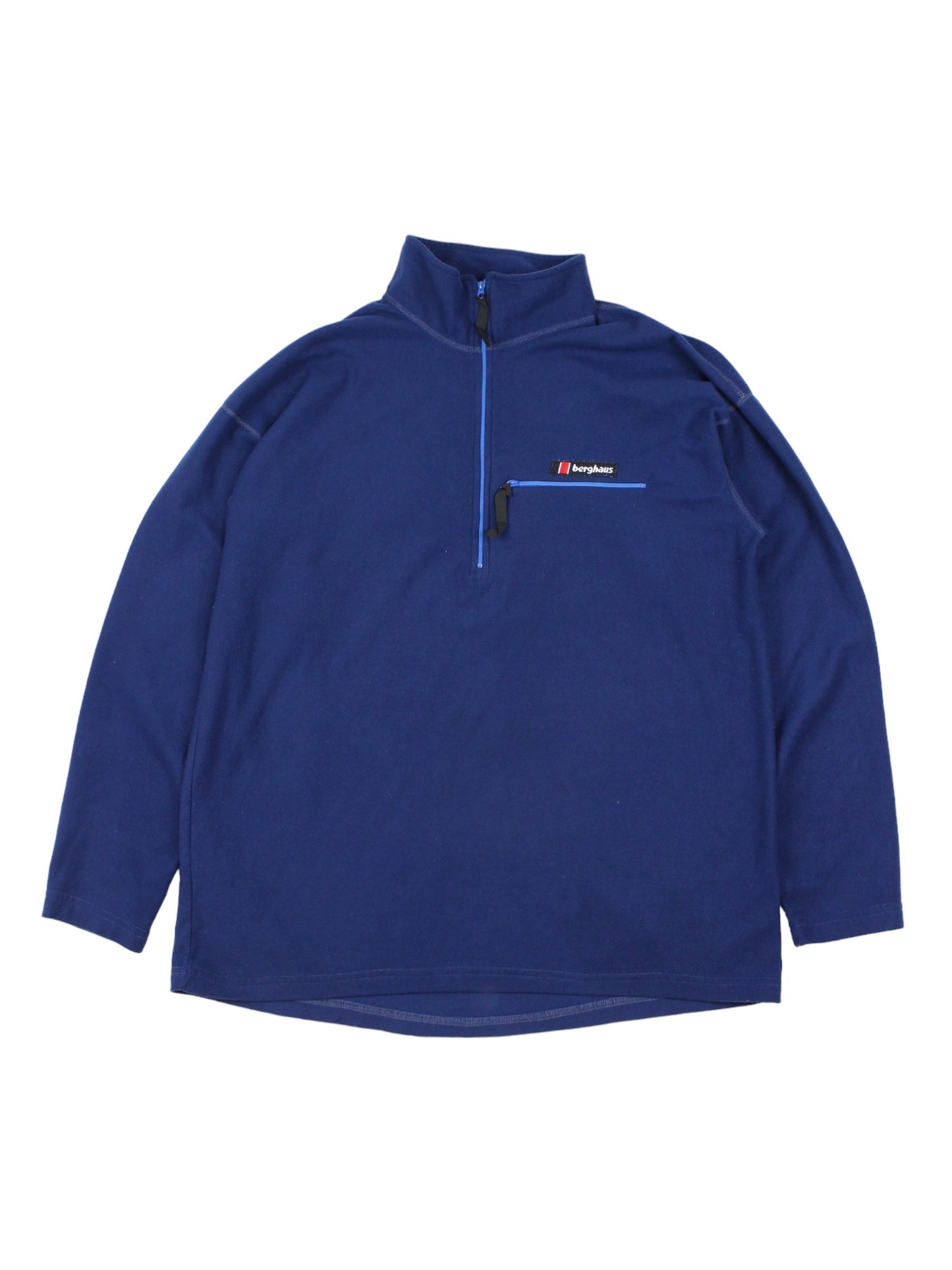 90s Berghaus Navy 1/4 Zip Fleece (L)