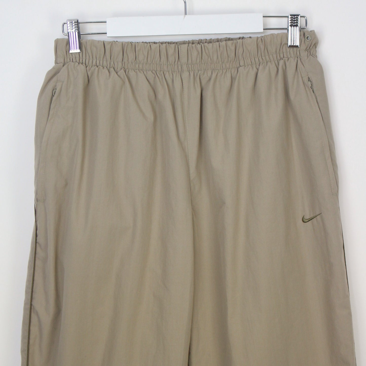 00s Nike Beige Tracksuit Bottoms (L)