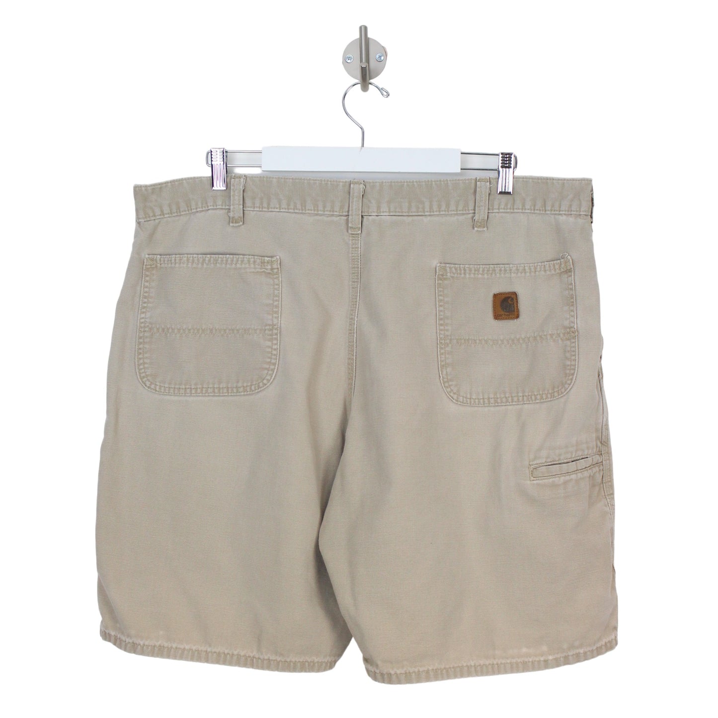 Carhartt Beige Heavy Work Cargo Shorts (W40")