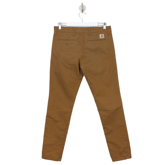 Carhartt Brown Slim Tapered Trousers (W32" X L30")