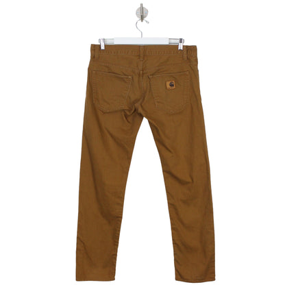 Carhartt Brown Regular Tapered Fit Jeans (W33" X L31")