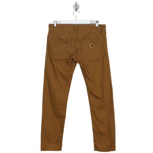 Carhartt Brown Regular Tapered Fit Jeans (W33" X L31")