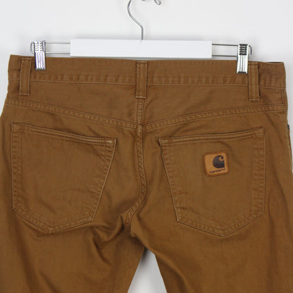 Carhartt Brown Regular Tapered Fit Jeans (W33" X L31")