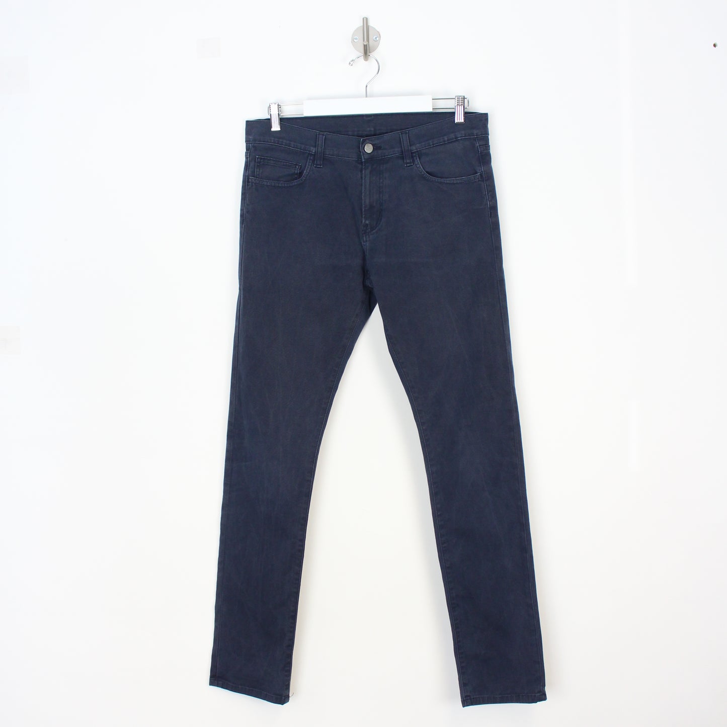 Carhartt Navy Slim/skinny  Fit Trousers (W33" X L32")