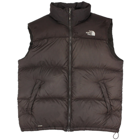 00s The North Face 700 Down Brown Gilet (L)