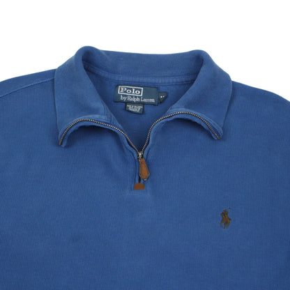 Polo Ralph Lauren Blue 1/4 Zip Sweatshirt (L)