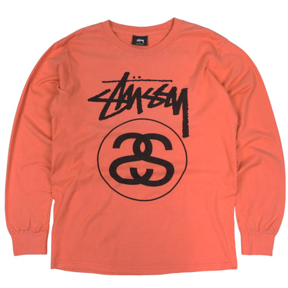 Stussy Peach/Orange T-Shirt (S)