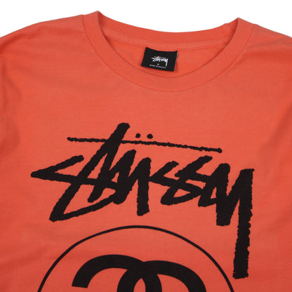 Stussy Peach/Orange T-Shirt (S)