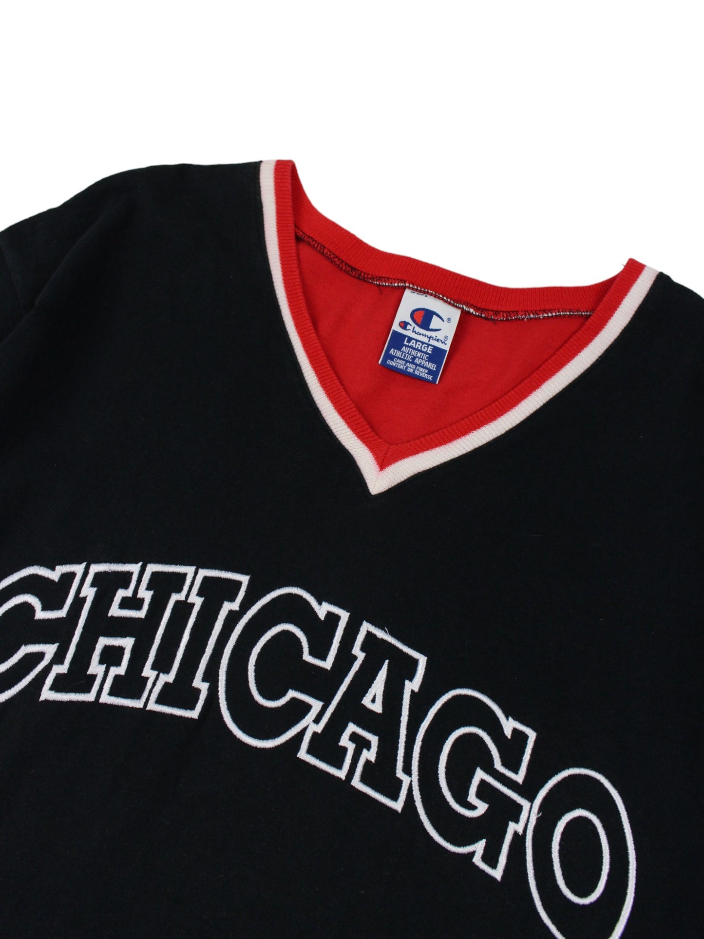 90s Champion Chicago Bulls Black Shooting T-Shirt (XL)