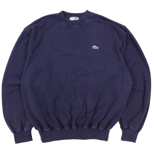 80s Chemise Lacoste Navy Sweatshirt (M)