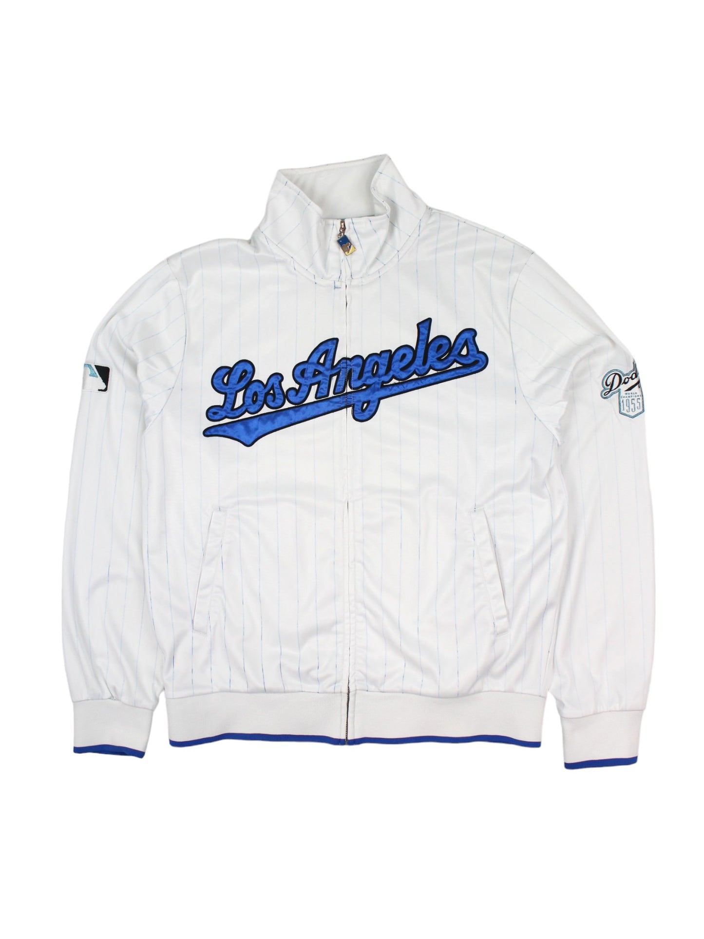 Majestic Los Angeles White Track Jacket (L)