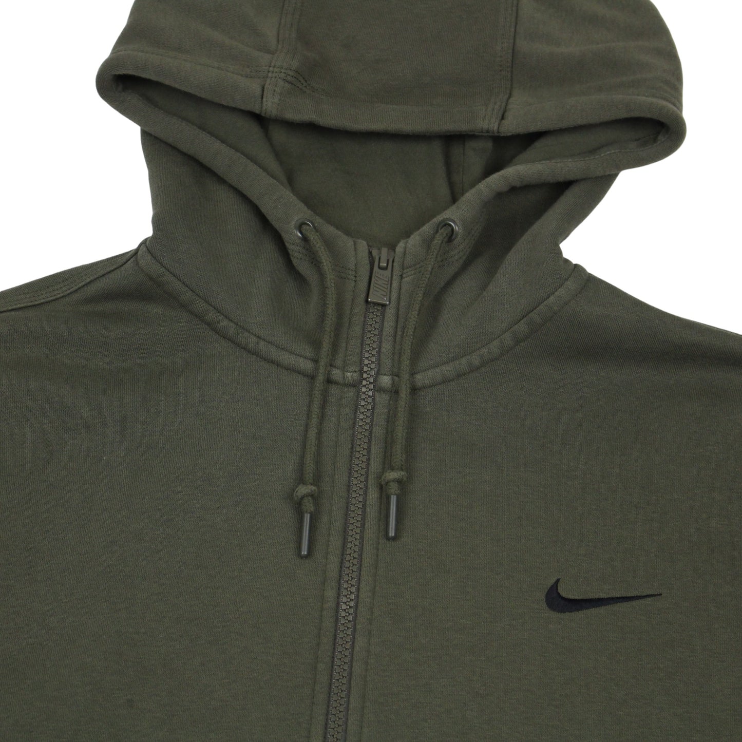 Nike Green Embroidered Full Zip Hoodie (XL)