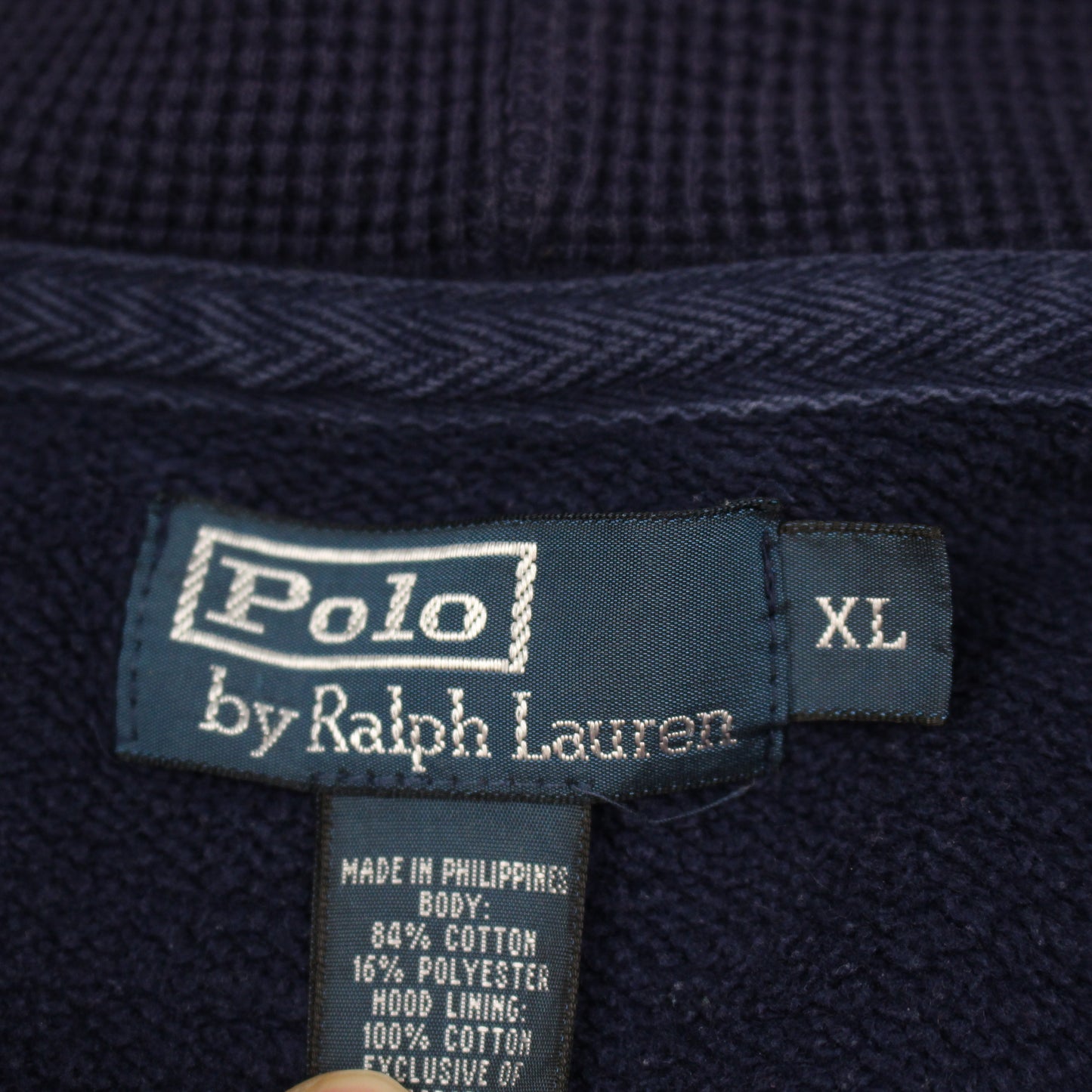 Polo Ralph Lauren Navy Heavy Hoodie (XL)