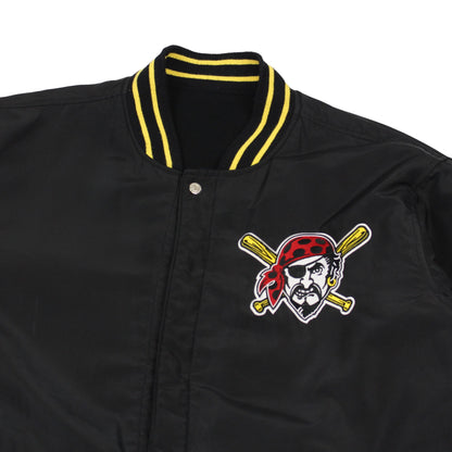 Pittsburgh Pirates Black Heavy Varsity Jacket (XXL)