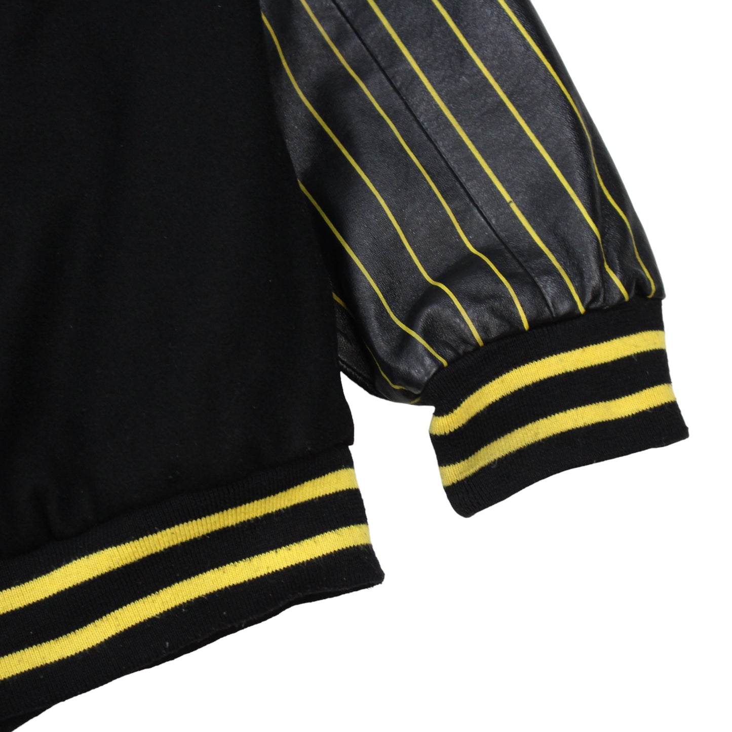 Pittsburgh Pirates Black Heavy Varsity Jacket (XXL)