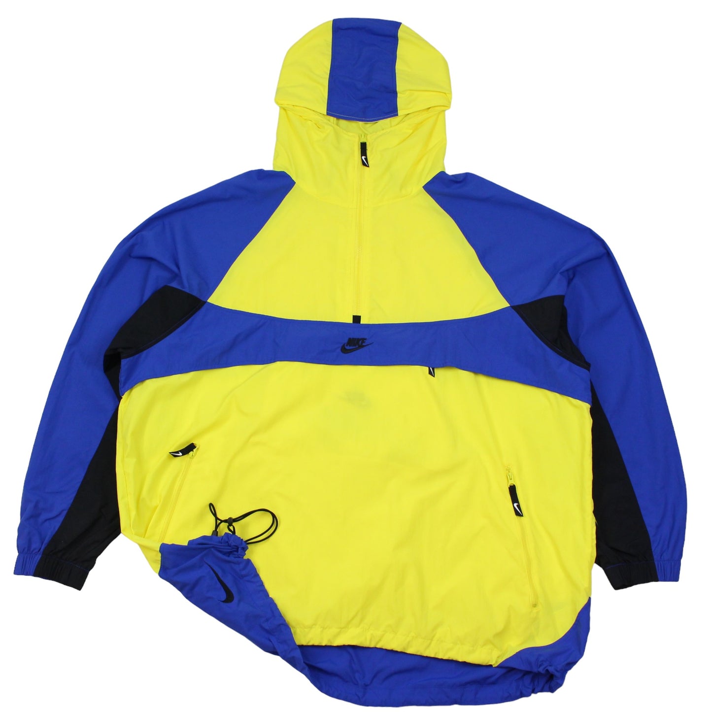 Nike Yellow/blue Light Pullover Jacket (XXL)