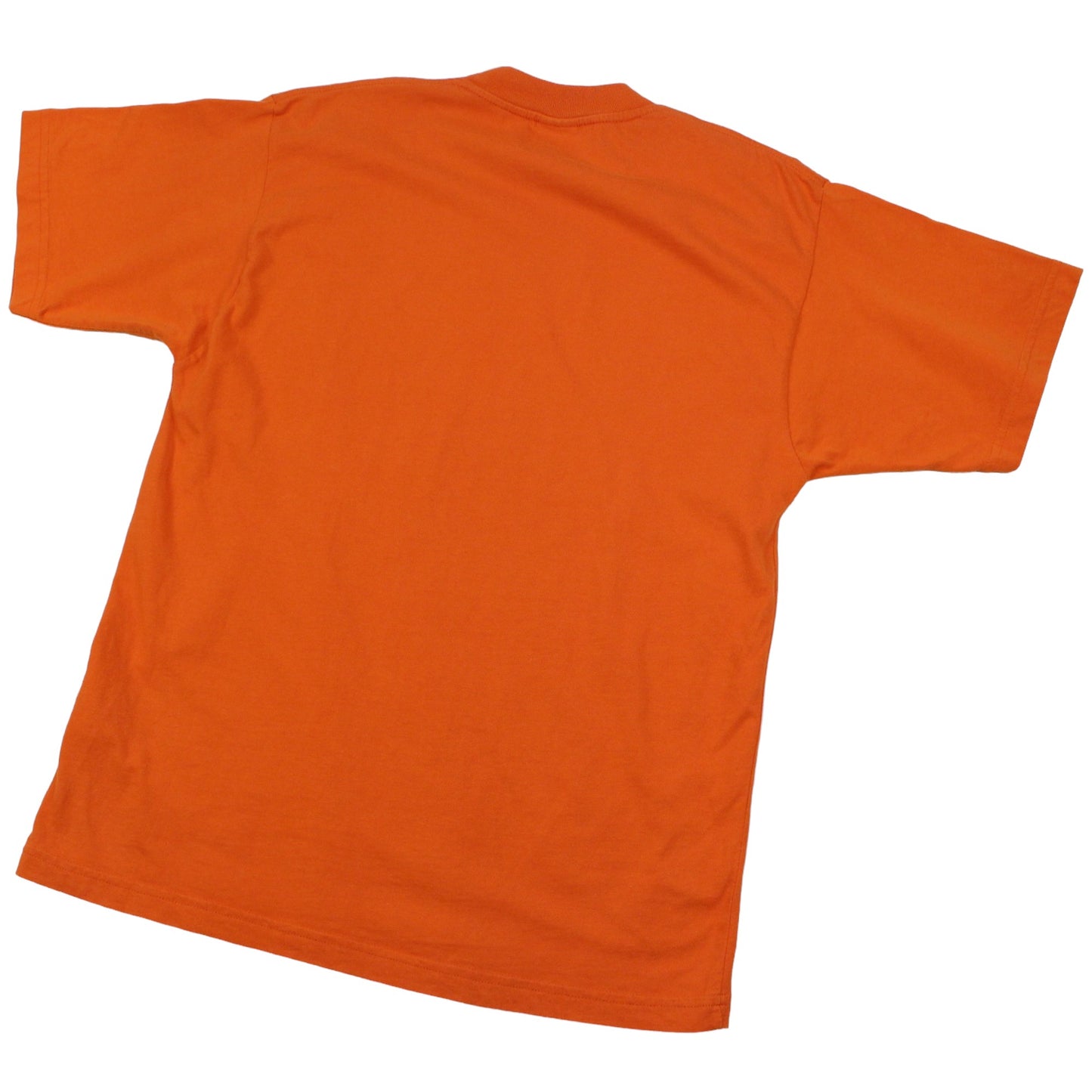 90s Nike Orange Heavyweight Embroidered T-Shirt (M)