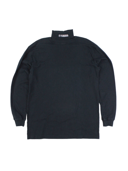 Yamaha Black Thin Turtle Neck Sweatshirt (L)