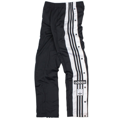 Adidas Black Popper Tracksuit Bottoms (XS)