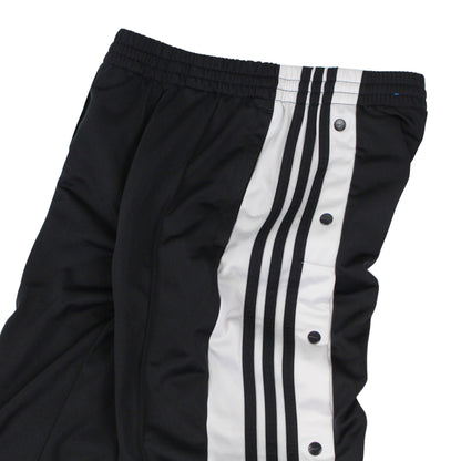 Adidas Black Popper Tracksuit Bottoms (XS)