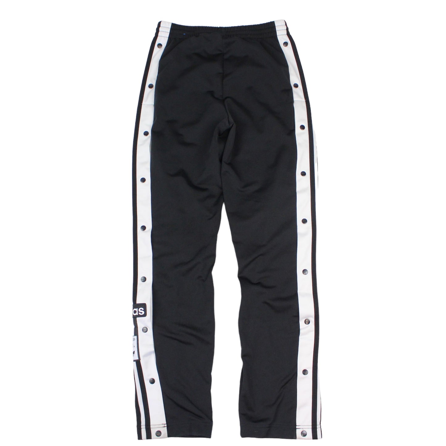 Adidas Black Popper Tracksuit Bottoms (XS)