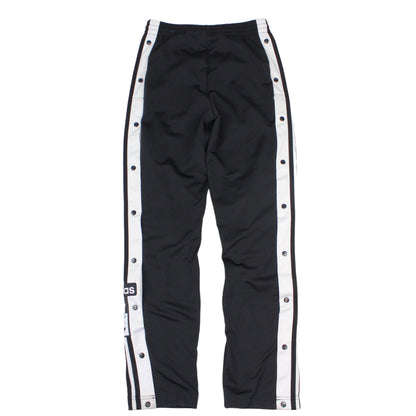 Adidas Black Popper Tracksuit Bottoms (XS)