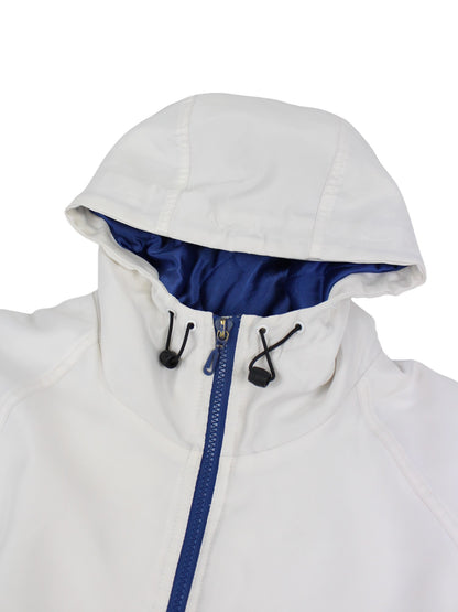 90s Nike White/Blue Padded Jacket (XL)