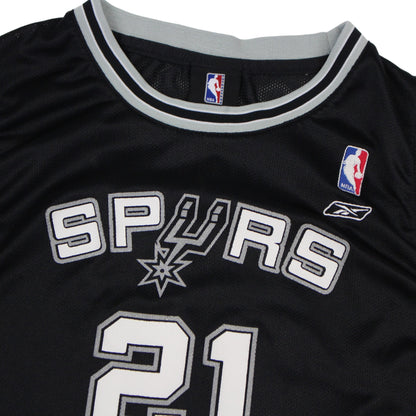 San Antonio Spurs Reebok #21 Duncan Jersey (XS)