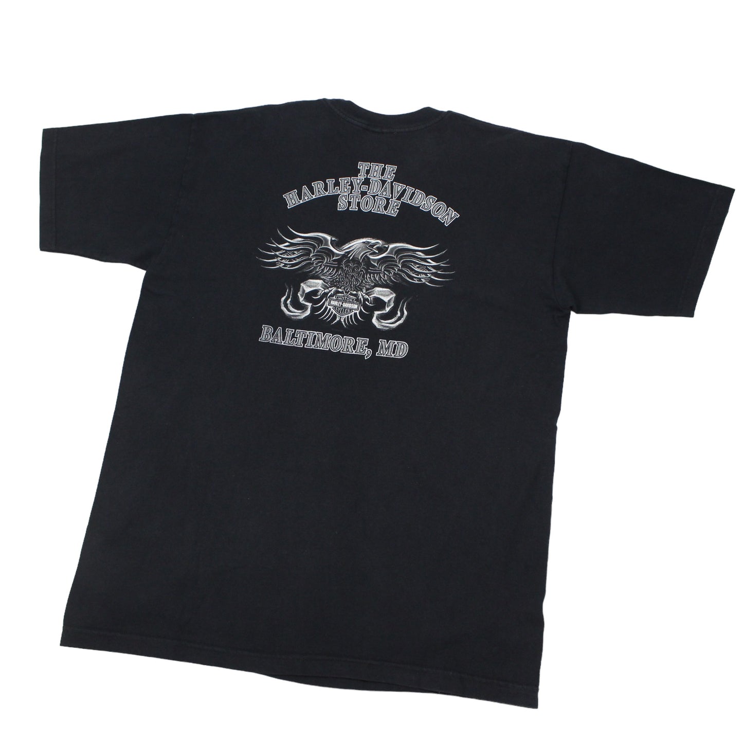 00s Harley Davidson Black T-Shirt (XL)