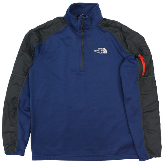 The North Face Navy Polyester 1/4 Zip (S)
