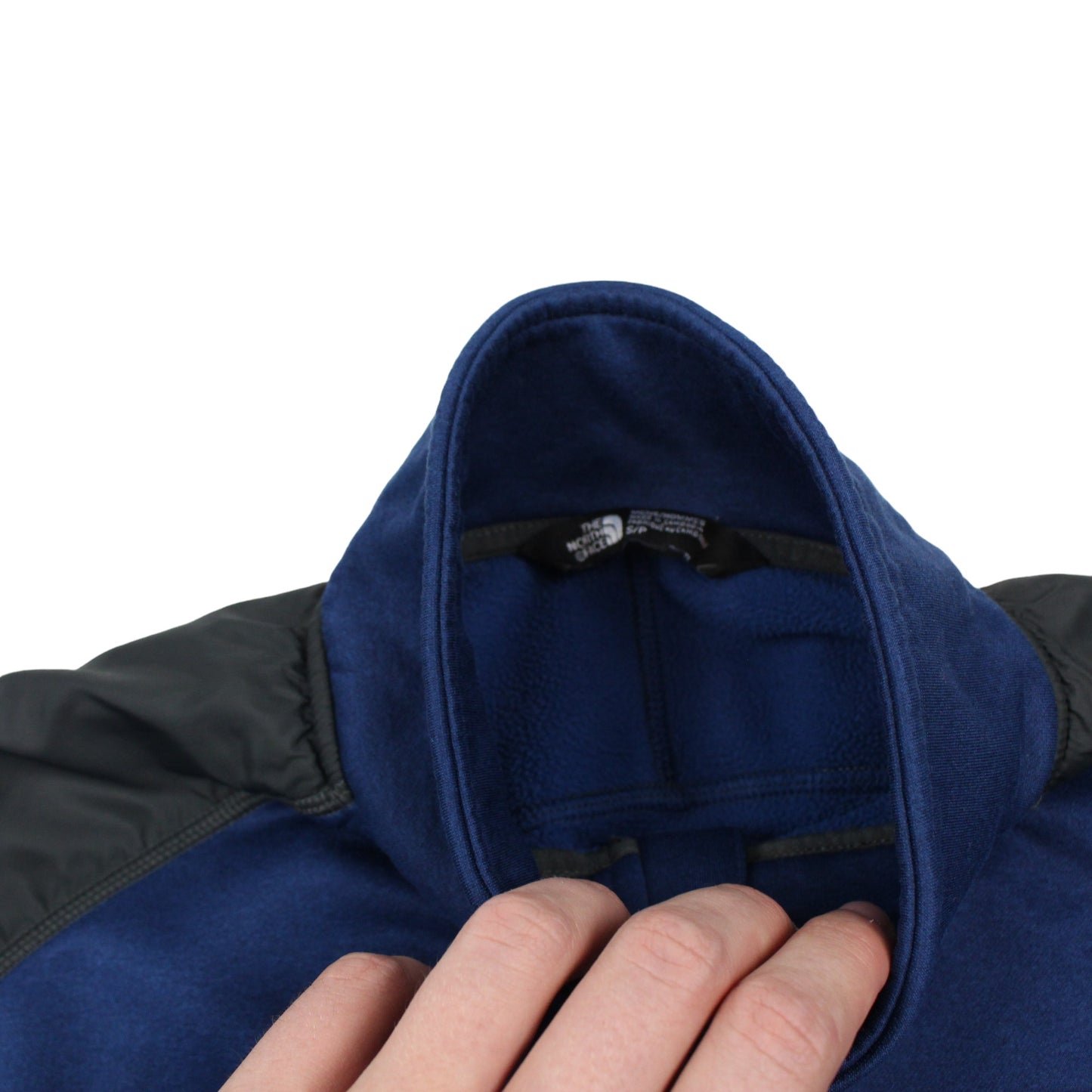 The North Face Navy Polyester 1/4 Zip (S)