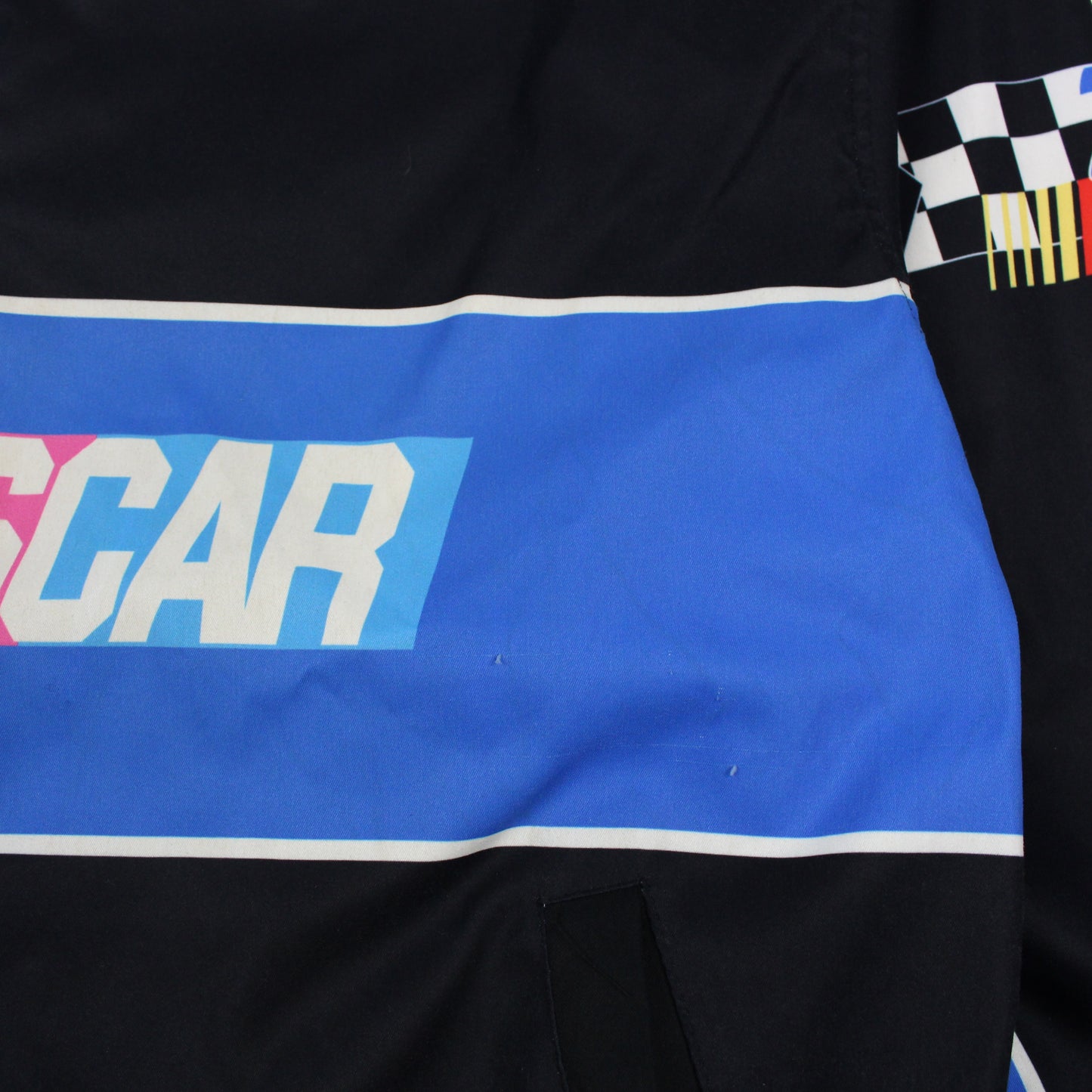 Nascar Black Thin Racing Jacket (L)