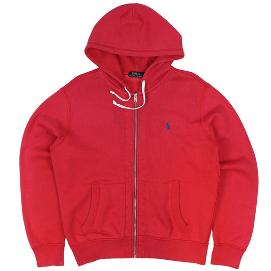 Polo Ralph Lauren Red Full Zip Hoodie (M)