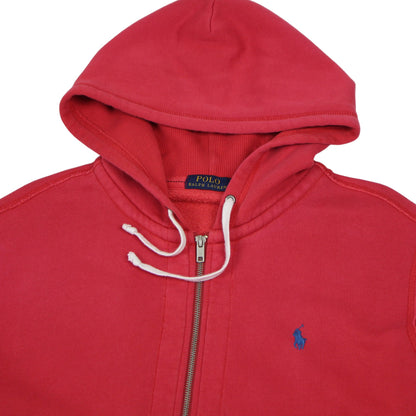 Polo Ralph Lauren Red Full Zip Hoodie (M)