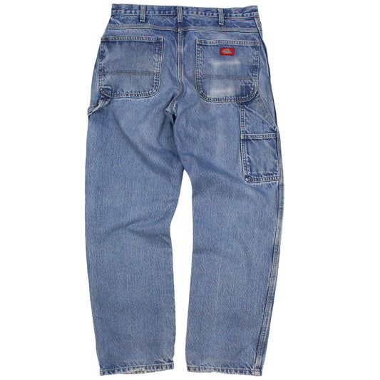 Dickies Blue Straight Denim Jeans (W32" X L31")