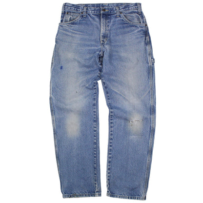 Dickies Blue Straight Denim Jeans (W32" X L31")