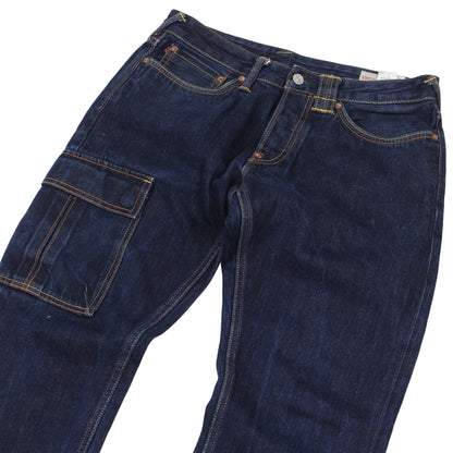 Evisu Daicock Dark Denim Straight Jeans (W32" X L30")