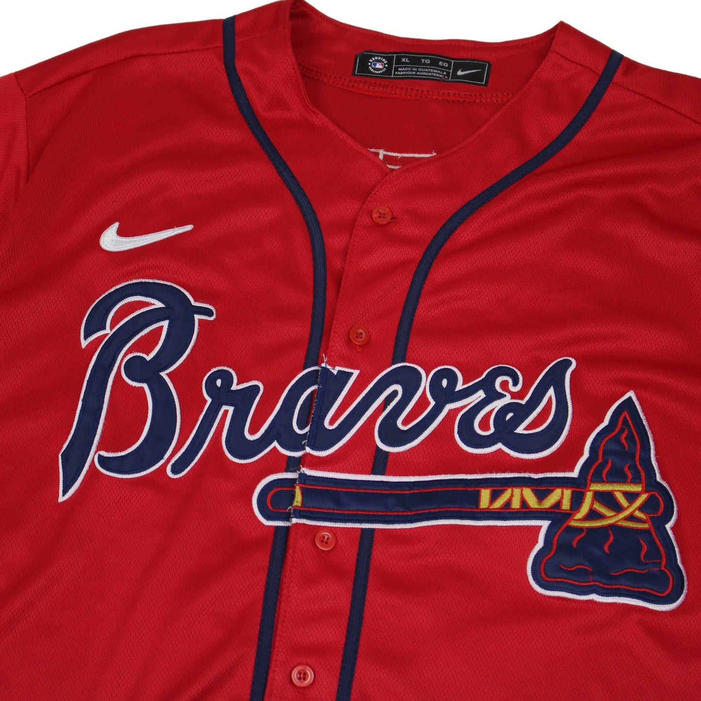 Atlanta Braves Nike Red #5 Freeman Jersey (XL)