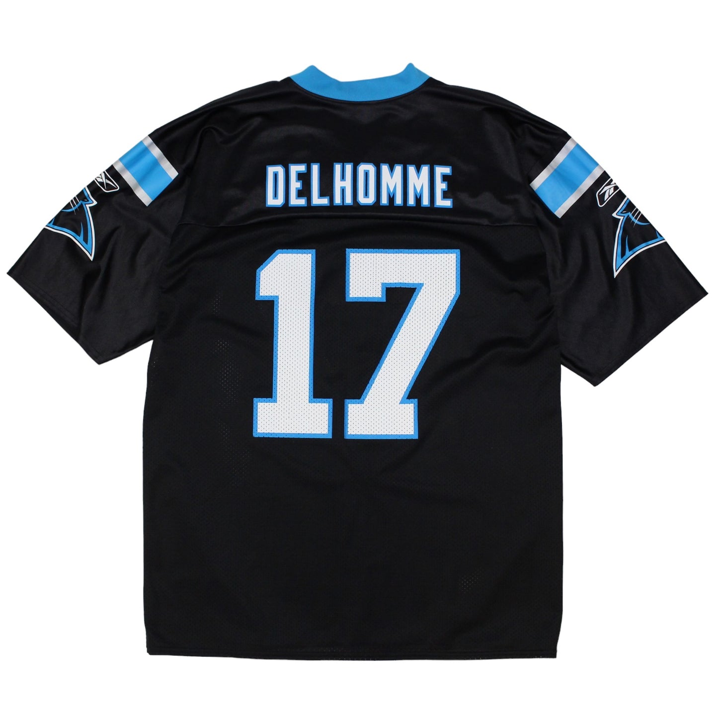 Carolina Panthers Reebok Black #17 Delhomme Jersey (XL)