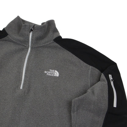 The North Face Grey 1/4 Zip Fleece (M)