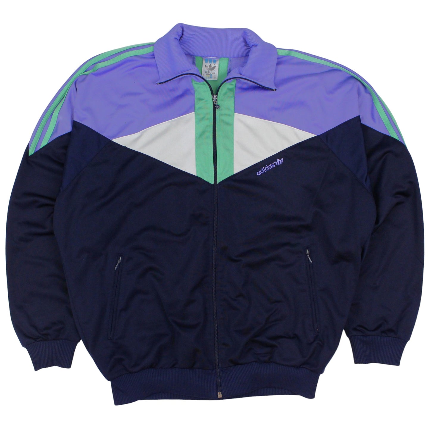 90s Adidas Navy Track Jacket (XL)