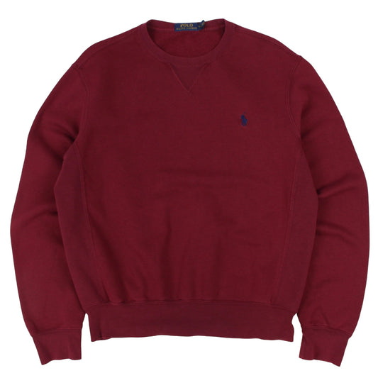 Polo Ralph Lauren Burgundy Embroidered Sweatshirt (S)