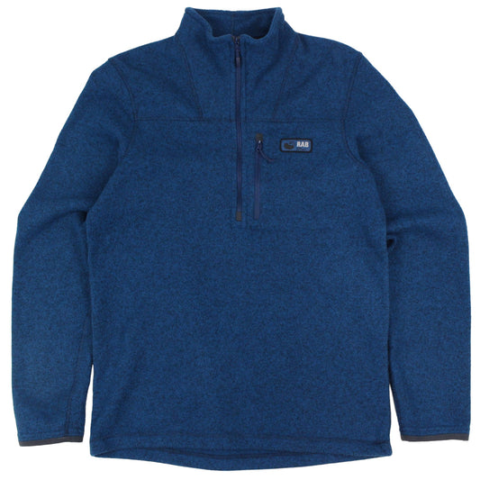 Rab Quest Pull On Blue 1/4 Zip Fleece (S)