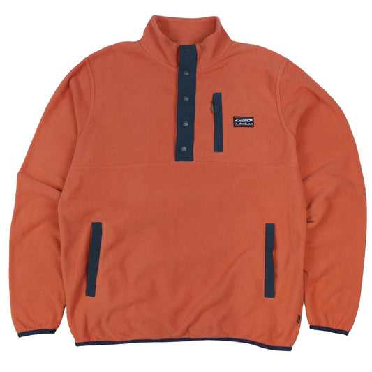 Quiksilver Orange T-Snap Fleece (L)