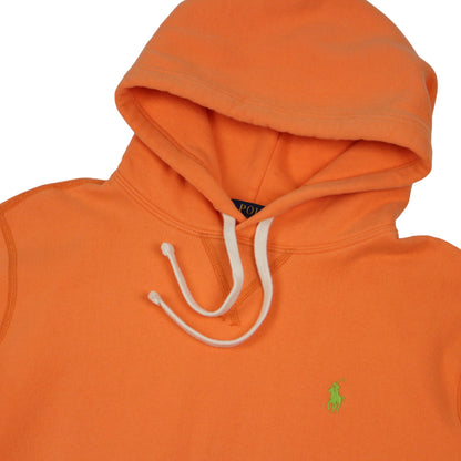 Polo Ralph Lauren Orange Embroidered Hoodie (XS)