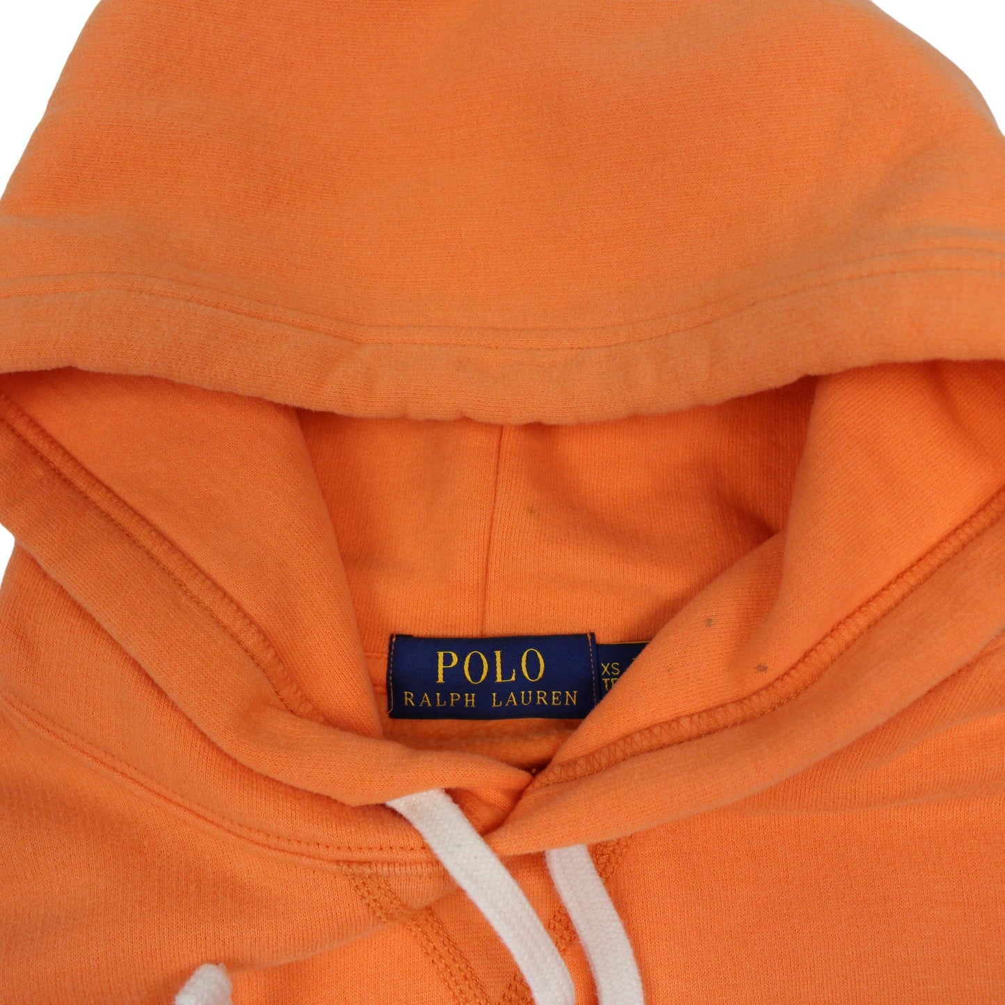 Polo Ralph Lauren Orange Embroidered Hoodie (XS)