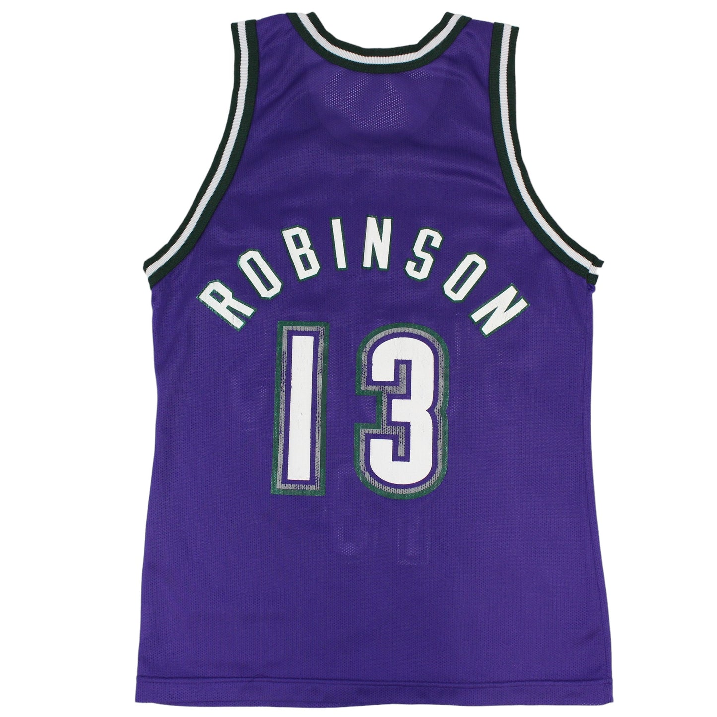 1994-95 Milwaukee Bucks Champion Purple #13 Robinson Jersey (XS)